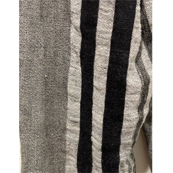 ACE & JIG Grey Black Striped Buttons Pants - Picture 7 of 8